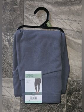 Terra & Sky Gray Fitted Leggings 0X NWT